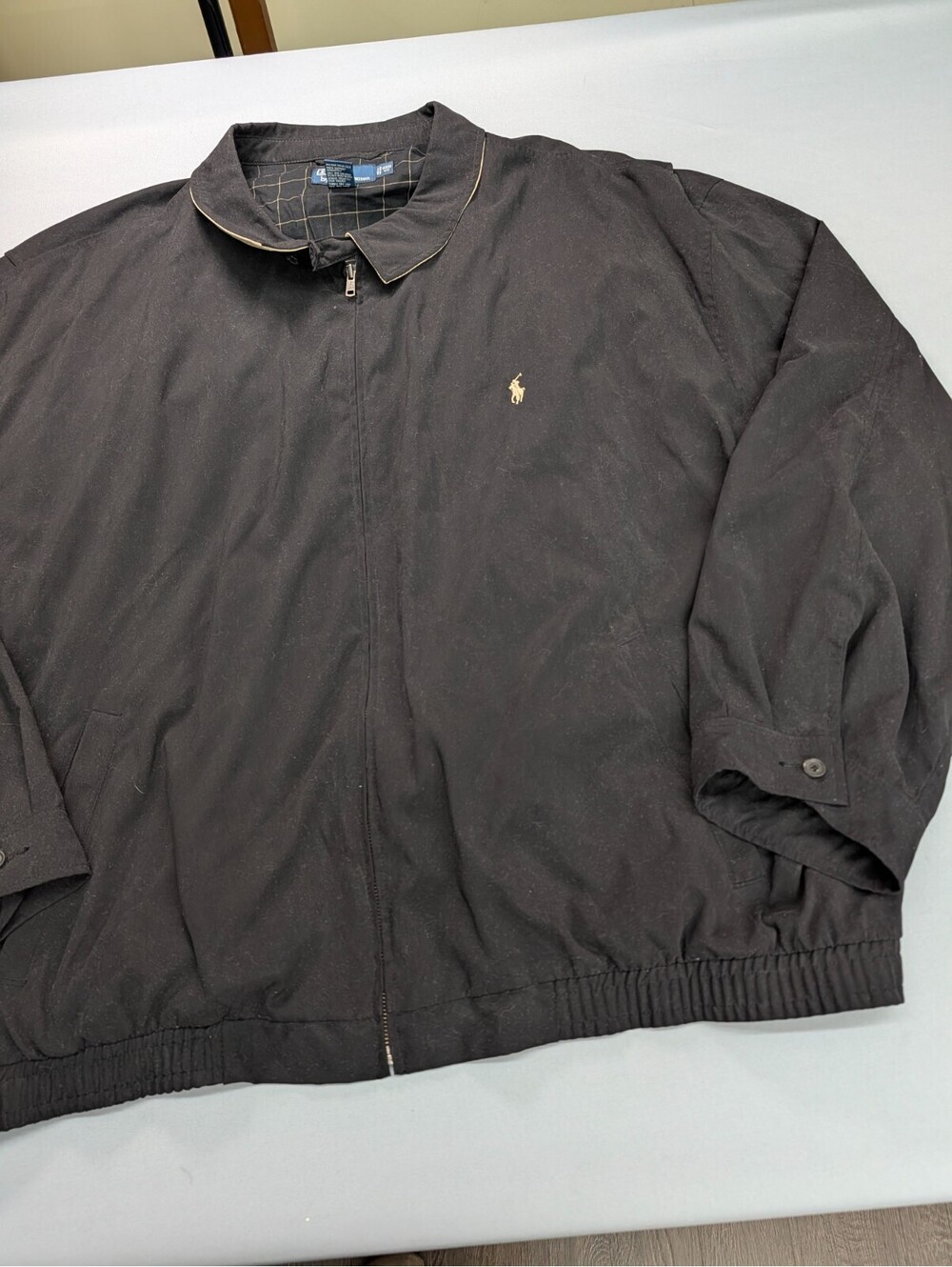 Polo Ralph Lauren Bi-Swing Jacket Black 6XB Big Harrington
